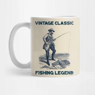 Vintage classic fishing legend Mug